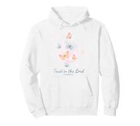 Proverbs 3:5 Trust in The Lord - Women Girls Floral (White) Sudadera con Capucha