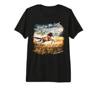 Proverbs 3:5 Trust in The Lord - Women Girls Horse Verse Camiseta Premium