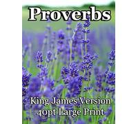 Proverbs: 40 pt. Large Print Bible for Seniors