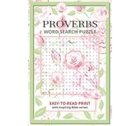 Proverbs Bible Word Search Puzzle Book: Word Searches with Easy-to-Read Print about Proverbs in the Bible | 6x9 inches, 110 pages | 55 puzzles…Gift ... times, Vacations, Holidays and free time