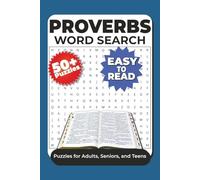 Proverbs Word Search Puzzle Book: Word searches with easy to read print about Proverbs, Bible, verses and More | 6x9 inches, 110 Pages | 50+ Puzzles | Gift for Travel, Fun, or Relaxing