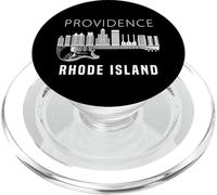 Providence City Skyline Música Rhode Island Providence PopSockets PopGrip para MagSafe