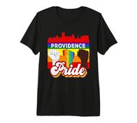 Providence Pride Rainbow Gay Pride Flag Funny LGBT Camiseta Premium
