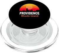 Providence Rhode Island Vintage Retro Sunset City State USA PopSockets PopGrip para MagSafe