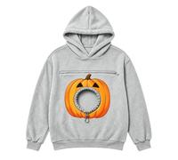 PROVIMIR Sudadera con capucha para mujer de gran tamaño con bolsillo para | La obra de arte con bolsillo en forma de corazón arcoíris aporta color a una sudadera con capucha de gran