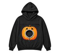 PROVIMIR Sudadera con capucha para mujer de gran tamaño con bolsillo para | La obra de arte con bolsillo en forma de corazón arcoíris aporta color a una sudadera con capucha de gran