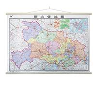 Provincial Chinese map flipchart series Hubei map (full professional flipchart)(Chinese Edition)