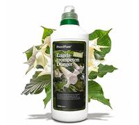 ProviPlant Fertilizante líquido con trompetas de ángel, para brugmansia y plantas con flores, 1 litro de concentrado para hasta 200 litros de agua de riego, para balcón, terraza y jardín, fabricado en