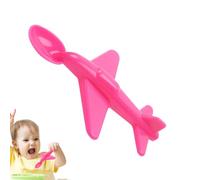 Provisión de, cucharas divertidas para, aviones abiertos para ellos, cuchara de dibujos animados en forma de aviones ligeros para la comida dentro o en el picnic