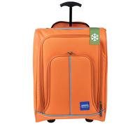 PROVITERA Coveri Viale Morin - Carrito de viaje con compartimento térmico y refrigerante, con mango telescópico, 30 x 20 x 50 cm, naranja., Moderno