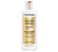 PROVOKE Blonde Rehab N0'2 Champú fortalecedor sin sulfatos 200 ml, reduce la rotura y el encrespamiento en 1 lavado formulado con un complejo Pro Bonding, queratina y ácido hialurónico, para cabello d