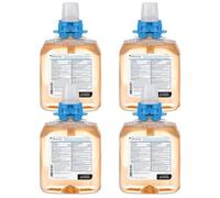 PROVON 5186-04 - Limpiador de manos antimicrobiano con humectantes, fragancia ligera de fruta, 1250 ml de repuesto de jabón de manos para dispensador PROVON FMX-12 Push-Style (paquete de 4)