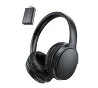 PROW Auriculares Exclusivos para TV con Un Solo Botón para Mayores, Recargables, Inalámbricos con Sonido Claro y Alto para Pérdida Auditiva Leve, para Uso Privado con Conexión USB/Óptica/RCA/3.5mm