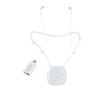 PROW Auriculares Inalámbricos para TV para Personas Mayores, TV Semi-Inalámbrico con Ajuste de Volumen Izq/Der Independiente, Botones Grandes, Ligero para la Mayoría de Televisores
