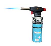 PROWELTEK - Soplete de gas 180 W - 360 °C + cartucho de gas butano 227 gr - Soplete de cocina encendido automático piezo llama ajustable