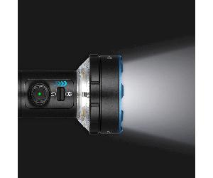Prowess Linterna EDC de 5000 Lúmenes con lluminación Bidireccional Negro