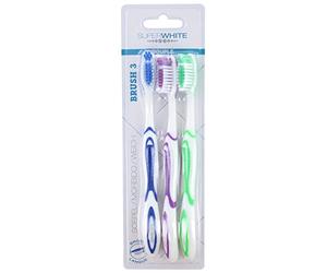 Prowhite - Cepillo de dientes suave, juego de 3