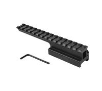 ProWildGear Full Length 145mm Riser 20mm Top Picatinny Rail Height Increase Extension Bracket For Rifle Scope Mount High Profile