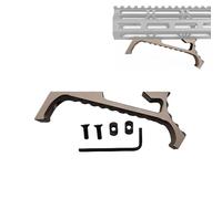 ProWildGear Funda de aluminio para ángulo de curvatura manual neumática para M-lok compatible con KeyMod SLR tipo Handguard System Rail Guards (DE)