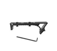 ProWildGear Universal Aluminum Link Curved Angled Hand Stop for KeyMod Handguard Rail System
