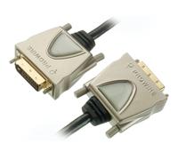 PROWIRE HQ 5M Cable DVI D Conector Dual-Link Oro Para PC Monitor TV Proyector