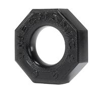 Prowler Anillo de gallo mecánico rojo de Oxballs en negro - Silicona de platino líquido - empuja hacia arriba y hacia fuera para un bulto más grande