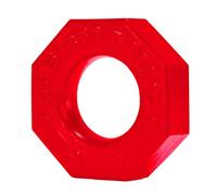 Prowler Red de Oxballs Red - Anillo mecánico para gallo - Silicona líquida platino - Empuja hacia arriba y hacia fuera para un bulto más grande