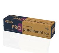 PROWRAP Papel para hornear de 300 mm x 50 m, con revestimiento de silicona sin grasa, ideal para el hogar y cocinas de catering profesionales, rollo individual
