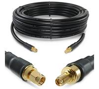 Proxicast Cable coaxial SMA macho a SMA hembra de 75 pies, serie 400, de baja pérdida (50 ohmios), extensor de cable de antena para módems/routers 4G LTE, 5G, Ham, ADS-B y GPS (no para TV o WiFi) (ANT