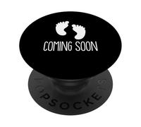 Próximamente Bebé a Bordo Bebé Viniendo PopSockets PopGrip Adhesivo