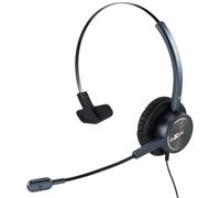 ProXtend Epode - Auriculares con Cable para la Cabeza para Llamadas/música, Color Negro