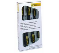 Proxxon 22 604 Kit de Destornilladores FLEX-DOT, 6 Piezas, 4 x PL, 2 x Phillips
