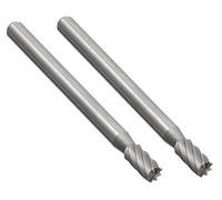 PROXXON 2228722 2228722-Juego 2 fresas cilíndricas de 3 mm, 0 W, 0 V, Metal