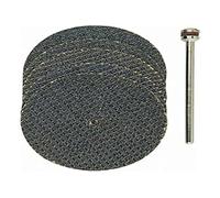 PROXXON 2228818 2228818-Set 5 discos reforzados 38 mm + vástago, 0 W, 0 V, Metal