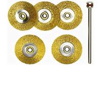 PROXXON 28962 - Cepillo de latón, 22 mm, 5 piezas