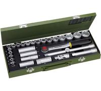 PROXXON 23 000 2223000-Estuche 1/2" pcs, 0 V, K.a, 5.1 cm, Set de 29 Piezas, k.a