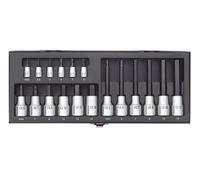 Proxxon 23 100 2223100-estuche tornillos hex. 1/2 + 1/4 pcs, multicolo