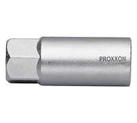 Proxxon 23 396 Vaso Bujía de 1/2" con Inserción Magnética, Tamaño 21mm, Longitud 70mm