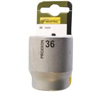PROXXON 23 429 Vaso de 1/2", Tamaño 36mm, Longitud Total 19mm, multicolor