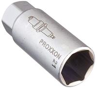 PROXXON 23 552 Vaso Bujía de 3/8" 10mm, Tamaño 21mm, gris
