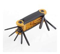 PROXXON 23 954 2223954-Juego 9 Llaves Navaja torx TX 9-40, Rojo, Set de 8 Piezas