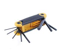 PROXXON 23 956 2223956-Juego 9 Llaves Navaja Allen HX 1.5-8.0 mm, Multicolor