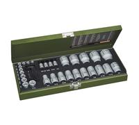 PROXXON 23114 - Juego de llaves de vaso especiales para tornillos (36 piezas, para 1/4" (6,3 mm) y 1/2" (12,5 mm)
