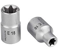 Proxxon 23386 - Llave de vaso Torx (12,5 mm, cromo vanadio, E16)