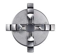 Proxxon 24158 - Mandril giratorio de 4 mandíbulas para torno fino FD 150/E, rango de sujeción de mordazas invertidas interior de 1 a 20 mm, diámetro exterior de 20-50 mm