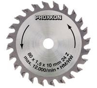 Proxxon 28 734 - Hoja de sierra circular de carburo de tungsteno Ø80 mm 24...
