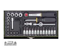 Proxxon Feinmechaniker-Satz Con 1/4" -ratsche, 36-teilig No 23080