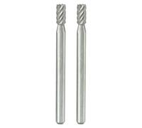 Fresa (Diámetro cabeza: 3 mm, Acero al tungsteno-vanadio, 2 ud.)