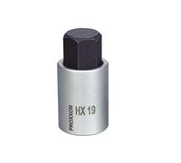 Proxxon Hex 19 23473 - Llave de vaso (1/2", 55 mm de longitud, acero al cromo vanadio)