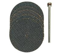 PROXXON 2228818 2228818-Set 5 discos reforzados 38 mm + vástago, 0 W, 0 V, Metal